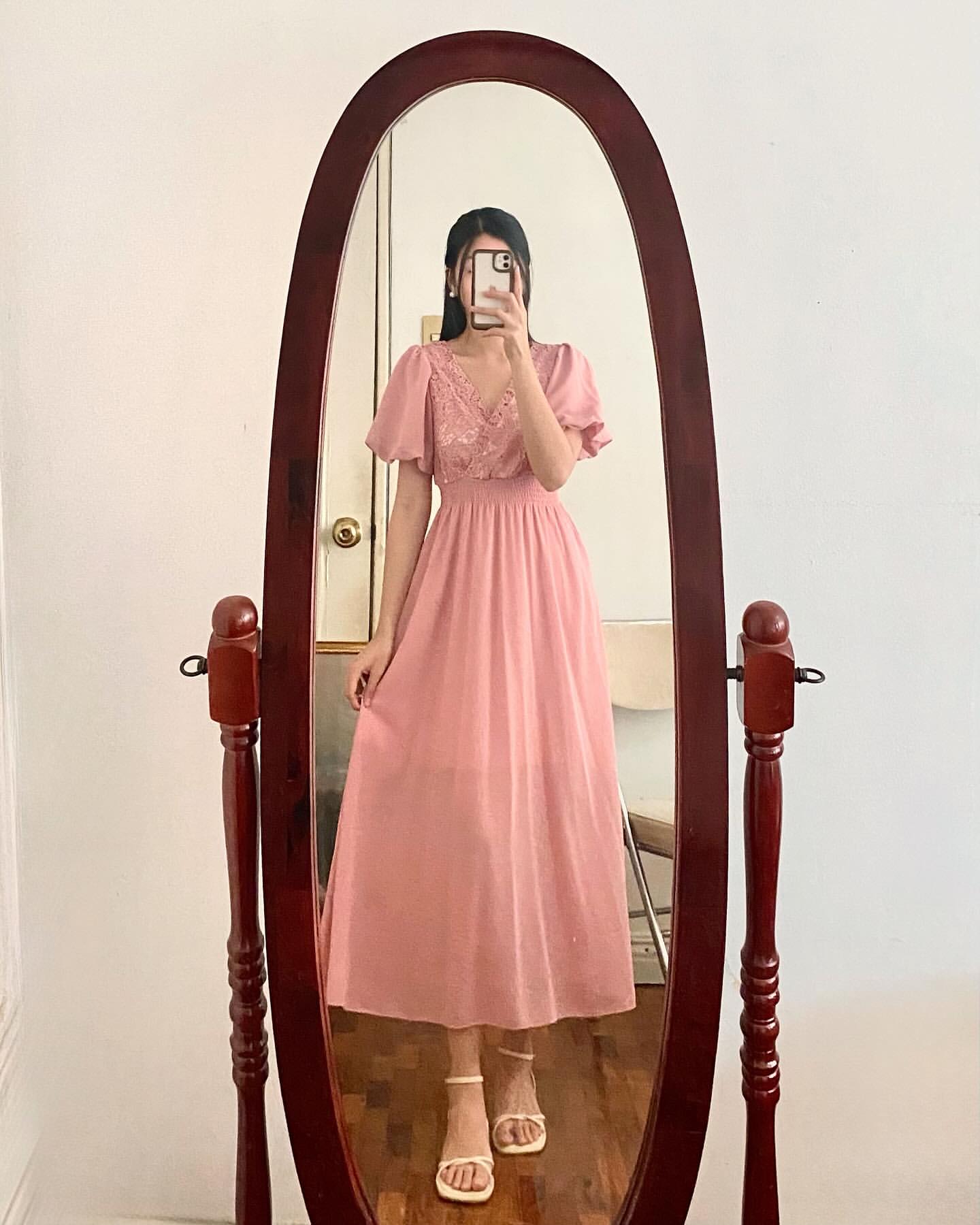 Coloured midi dress — The Modest Filipina